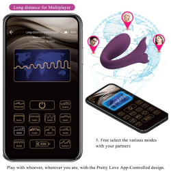 Pretty Love - Télécommande Jayleen Vibrator App Violet